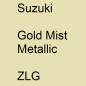 Preview: Suzuki, Gold Mist Metallic, ZLG.